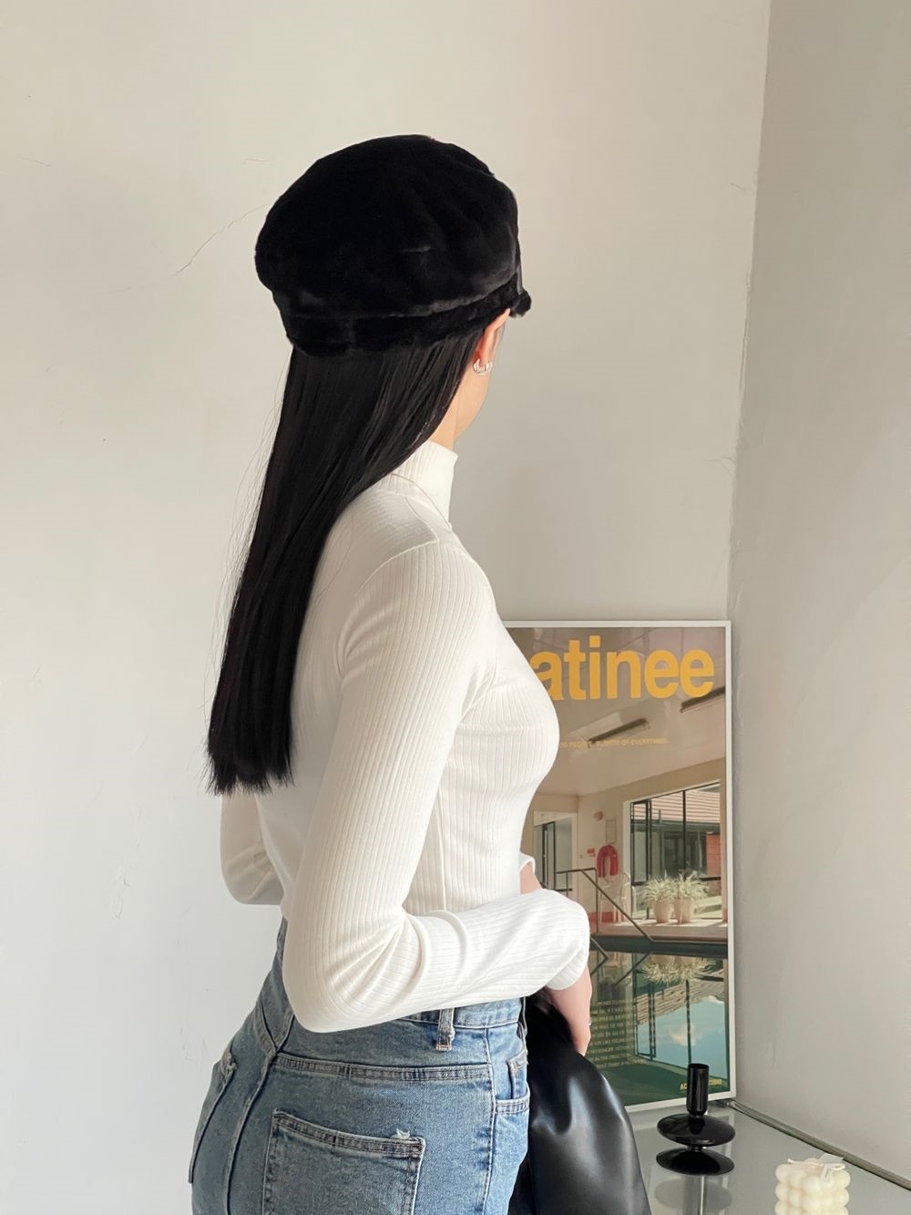 ハーフネックスリム長袖Tシャツ | 詳細画像5