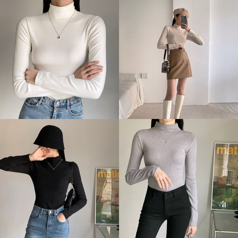 ハーフネックスリム長袖Tシャツ | 詳細画像42