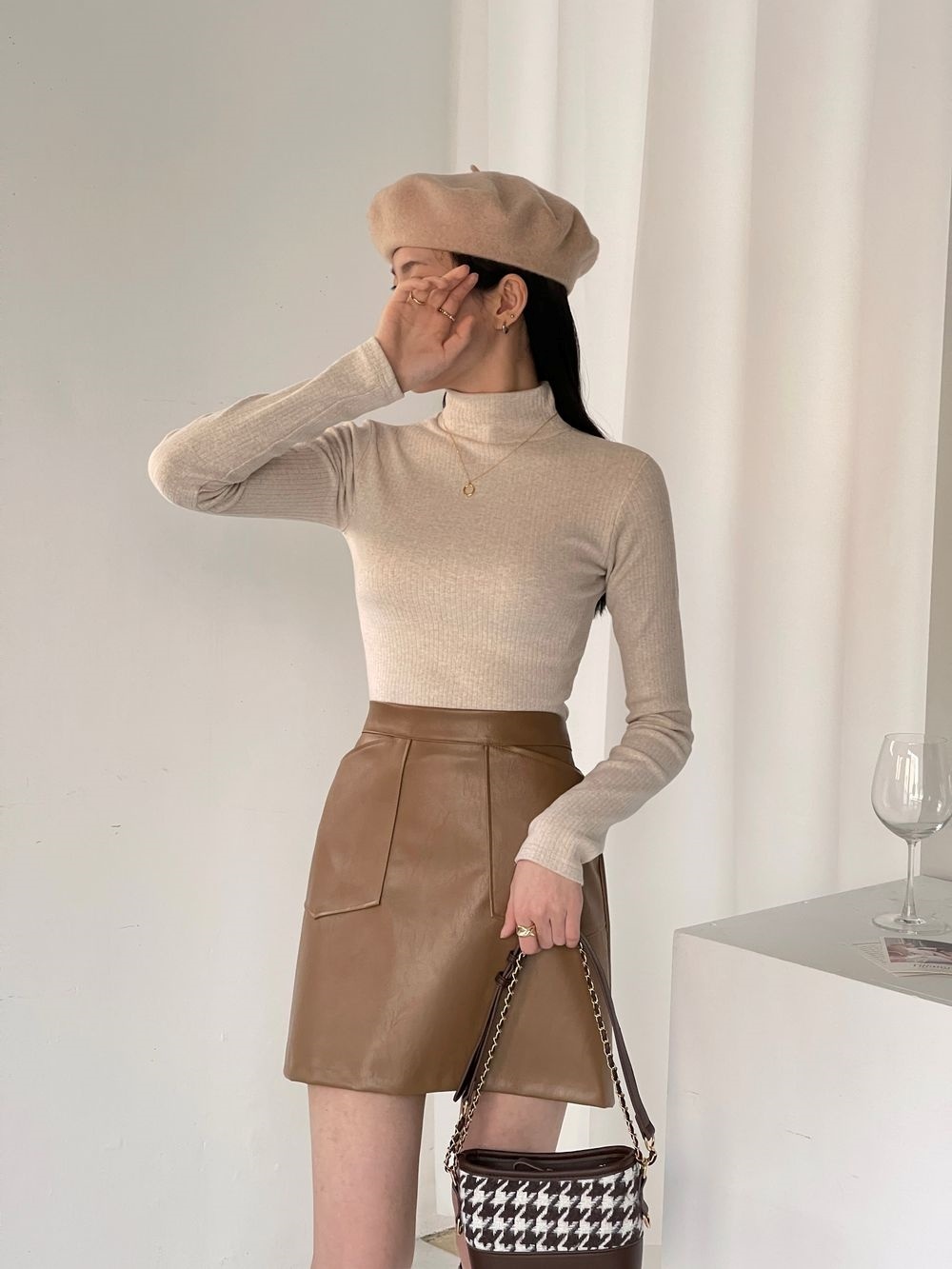 ハーフネックスリム長袖Tシャツ | 詳細画像34