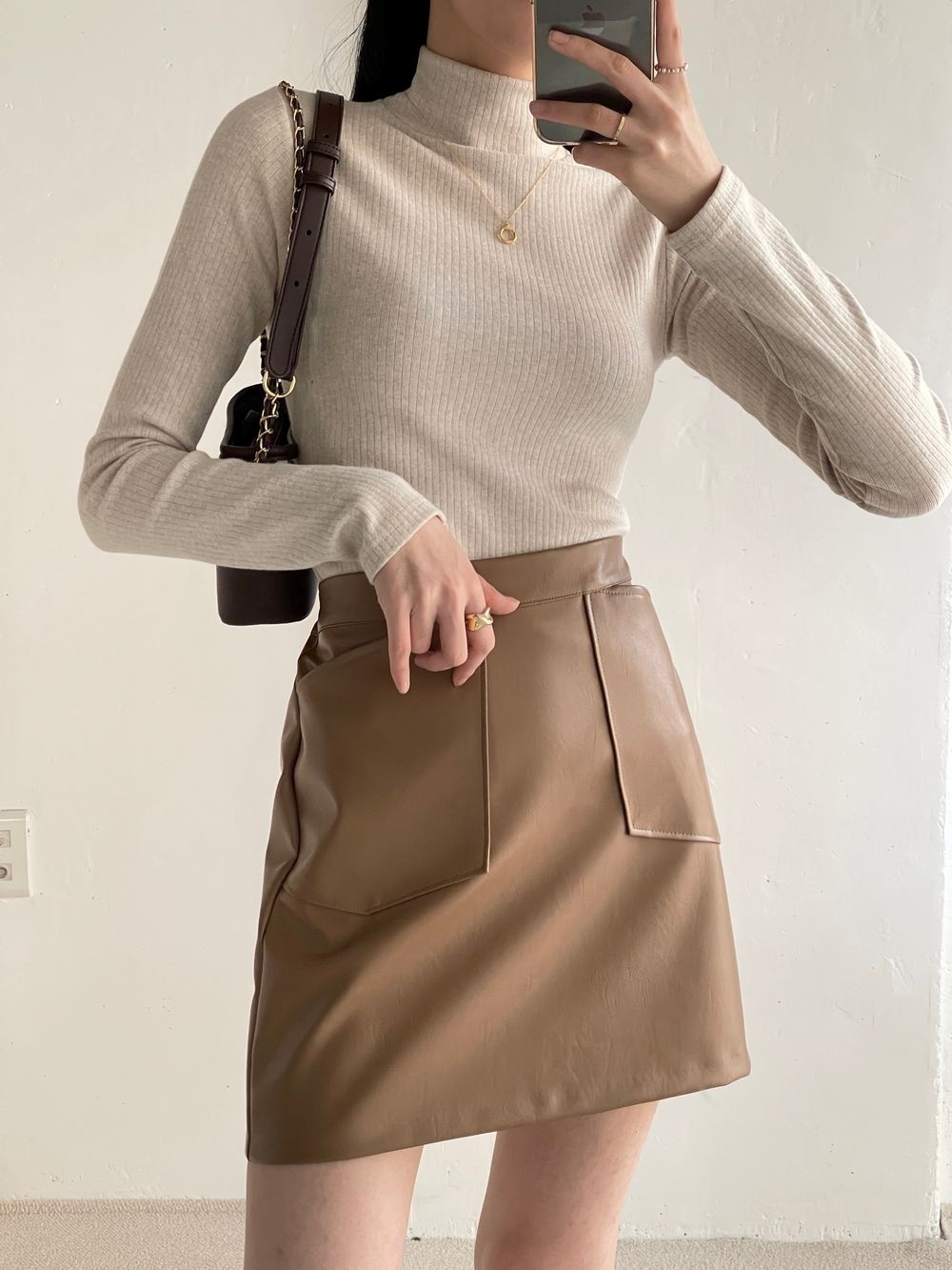 ハーフネックスリム長袖Tシャツ | 詳細画像30