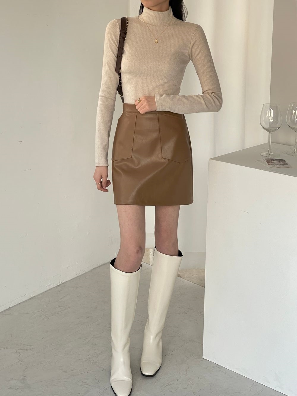 ハーフネックスリム長袖Tシャツ | 詳細画像28