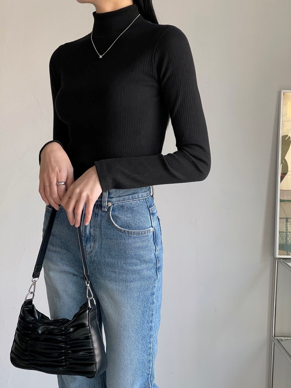 ハーフネックスリム長袖Tシャツ | 詳細画像21