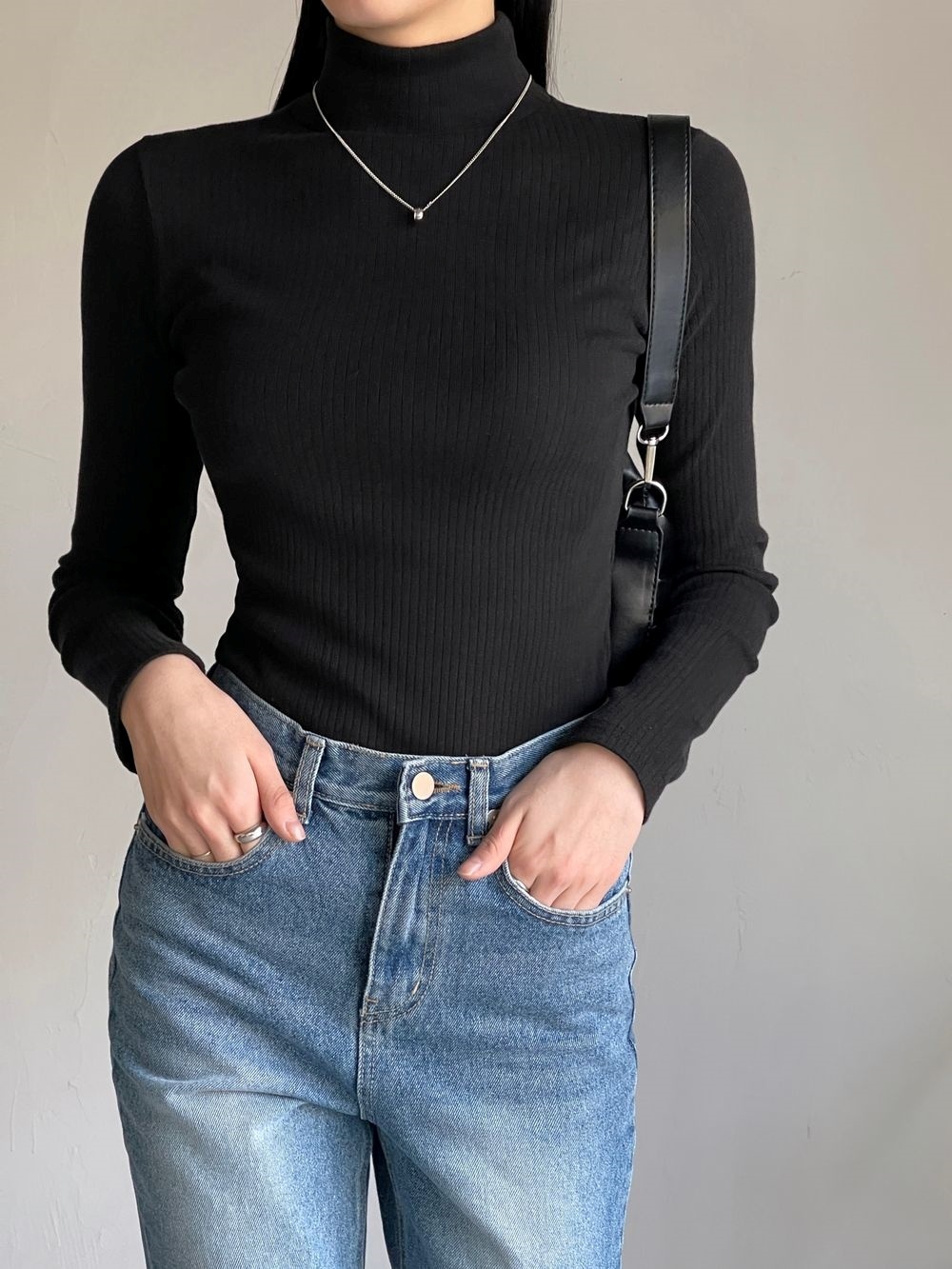 ハーフネックスリム長袖Tシャツ | 詳細画像20