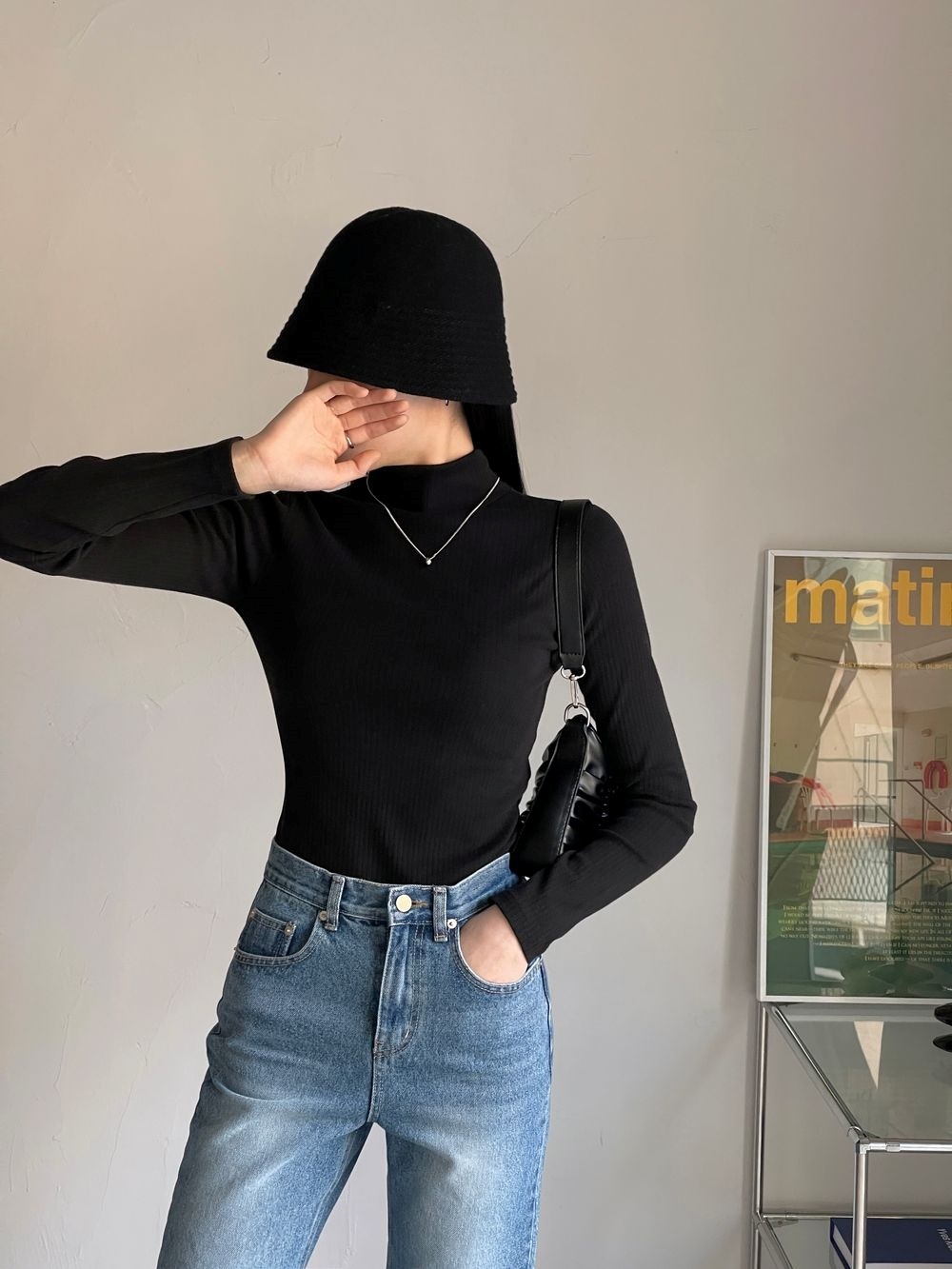 ハーフネックスリム長袖Tシャツ | 詳細画像18