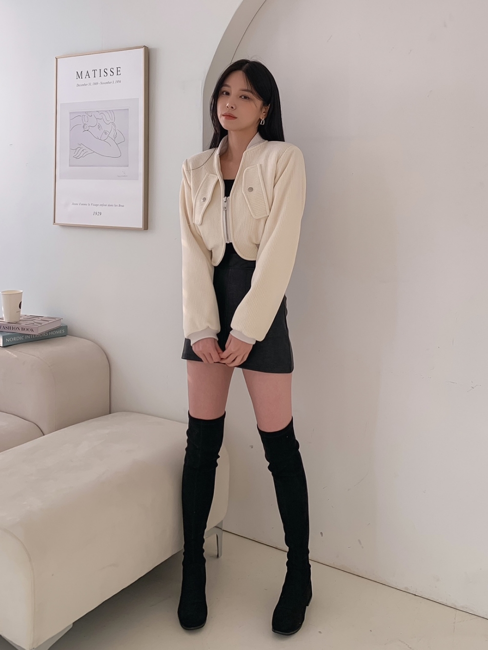 エコファー裏地中綿コーデュロイドブルゾン | 詳細画像12