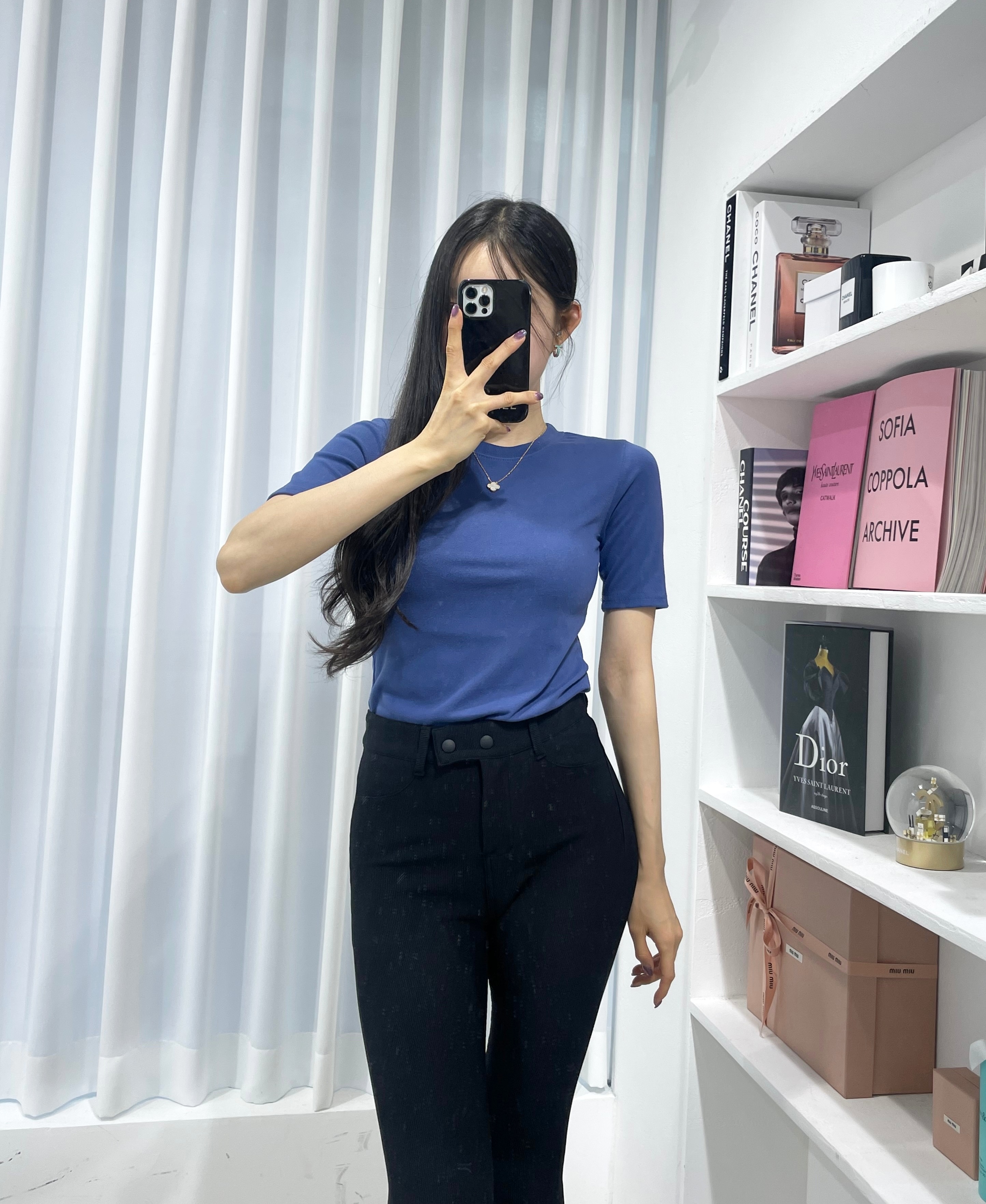起毛半袖スリムTシャツ | 詳細画像6