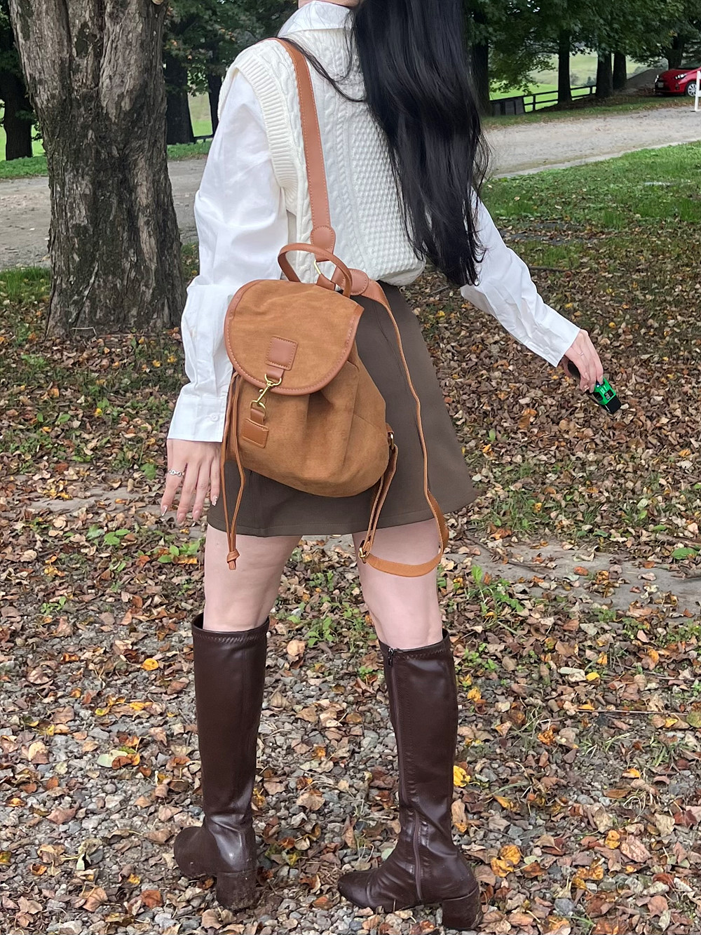 パンツ裏地ボタンラップ調ミニスカート | 詳細画像11