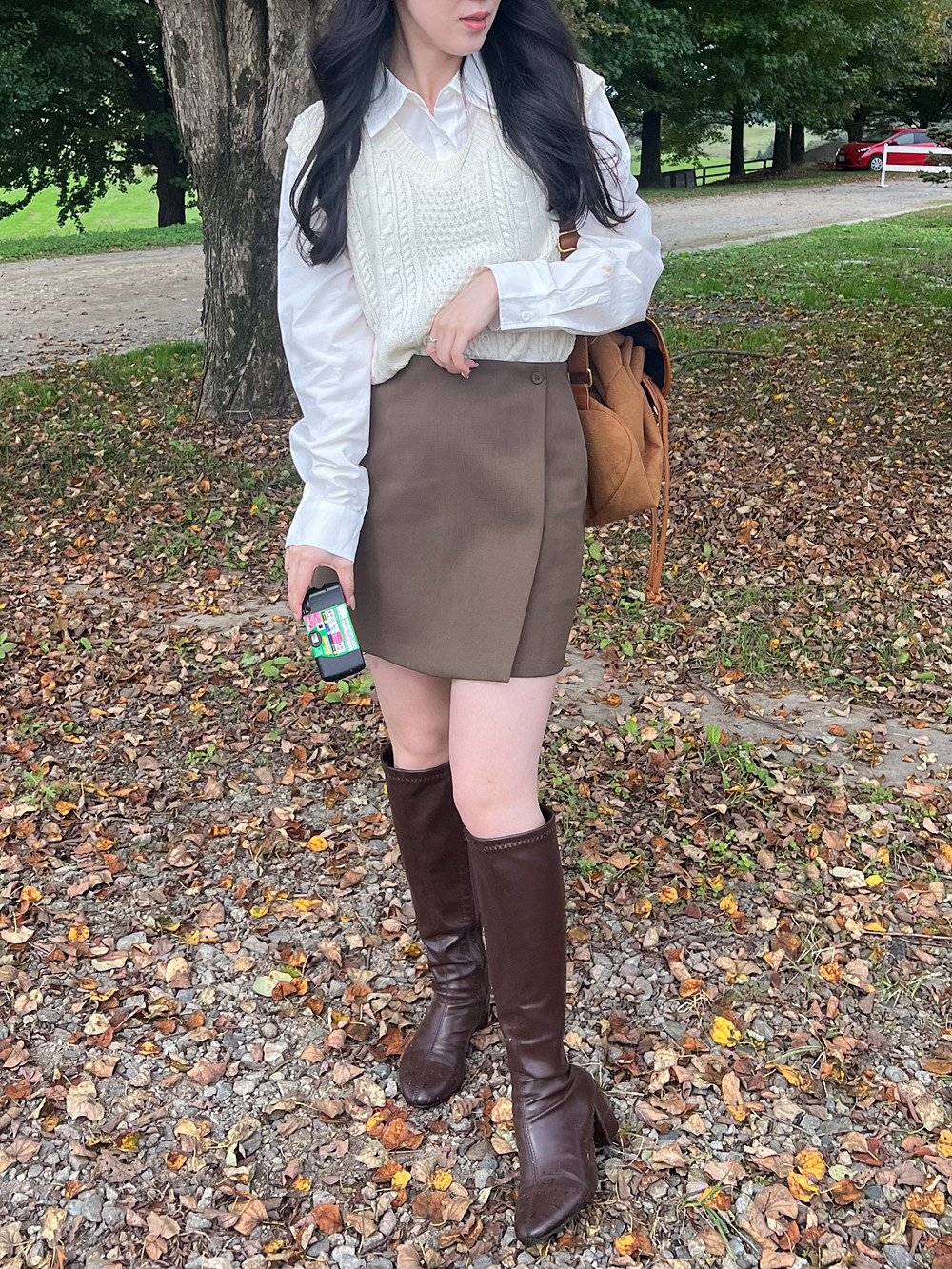 パンツ裏地ボタンラップ調ミニスカート | 詳細画像12