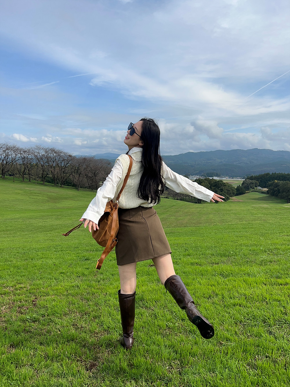 ニットベストレイヤード風シャツ | 詳細画像8
