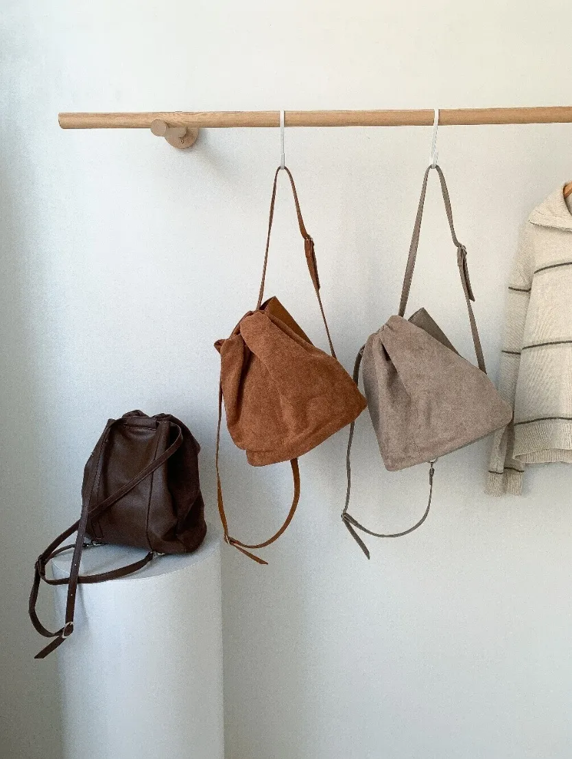 スエード調バケットバックパック | 詳細画像1