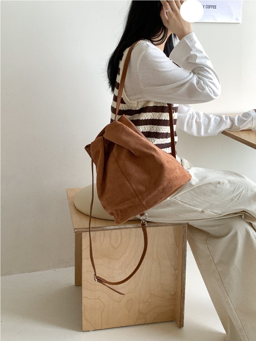 スエード調バケットバックパック | 詳細画像4