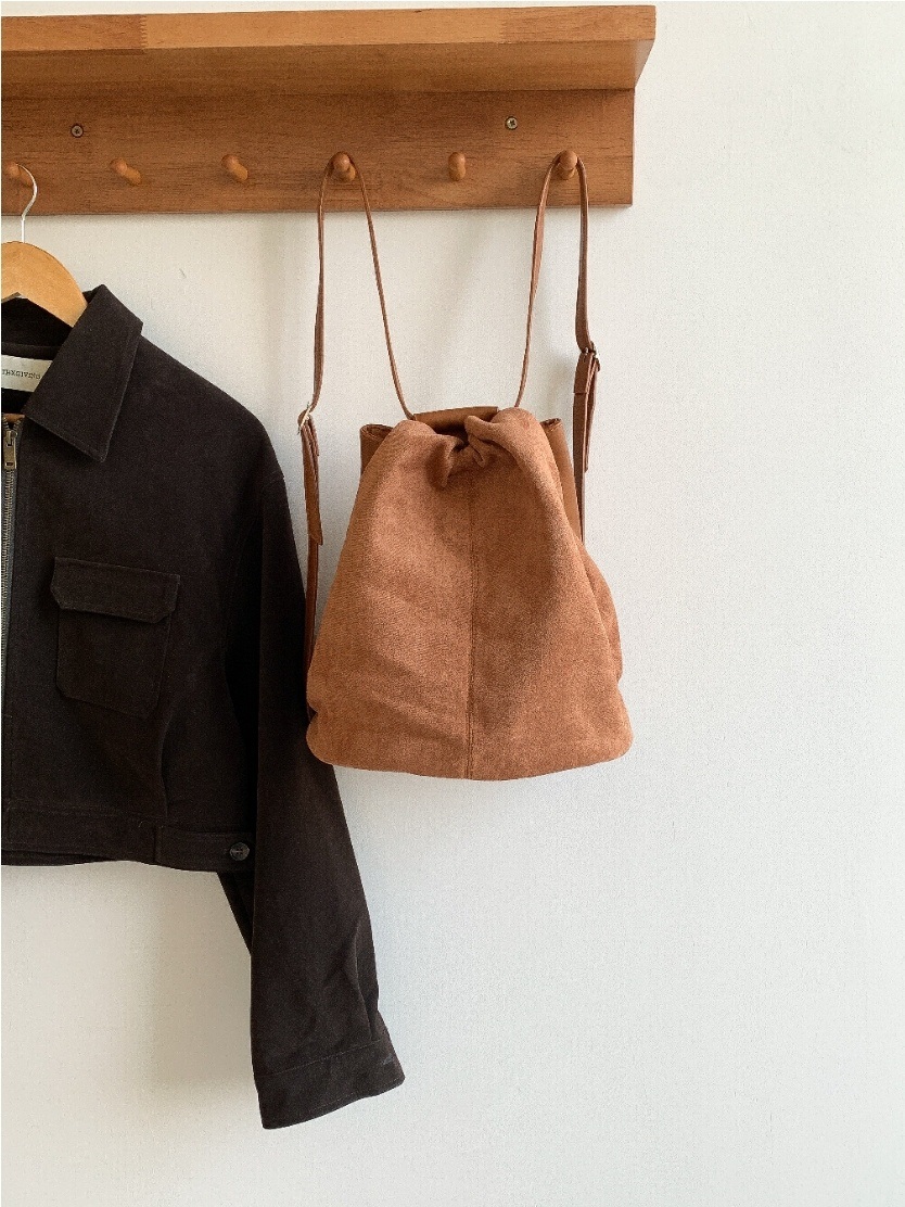 スエード調バケットバックパック | 詳細画像9