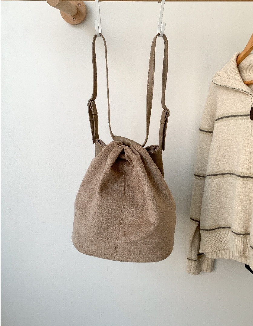 スエード調バケットバックパック | 詳細画像10