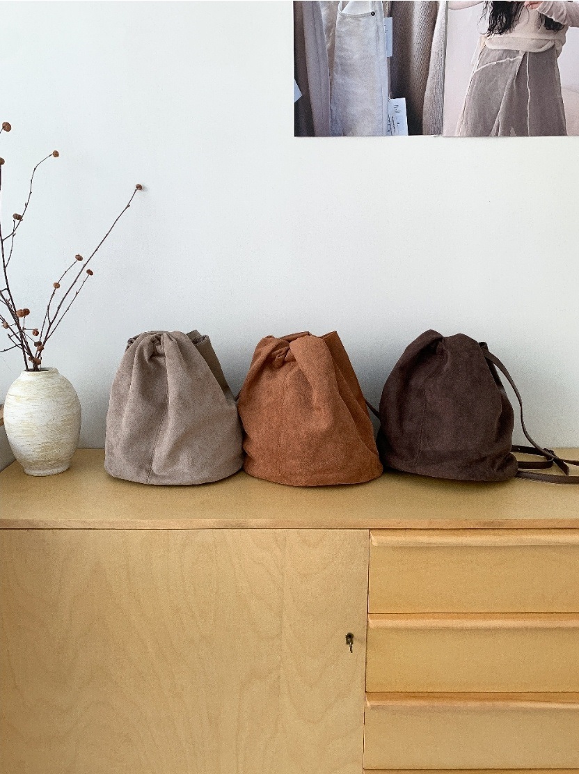 スエード調バケットバックパック | 詳細画像15