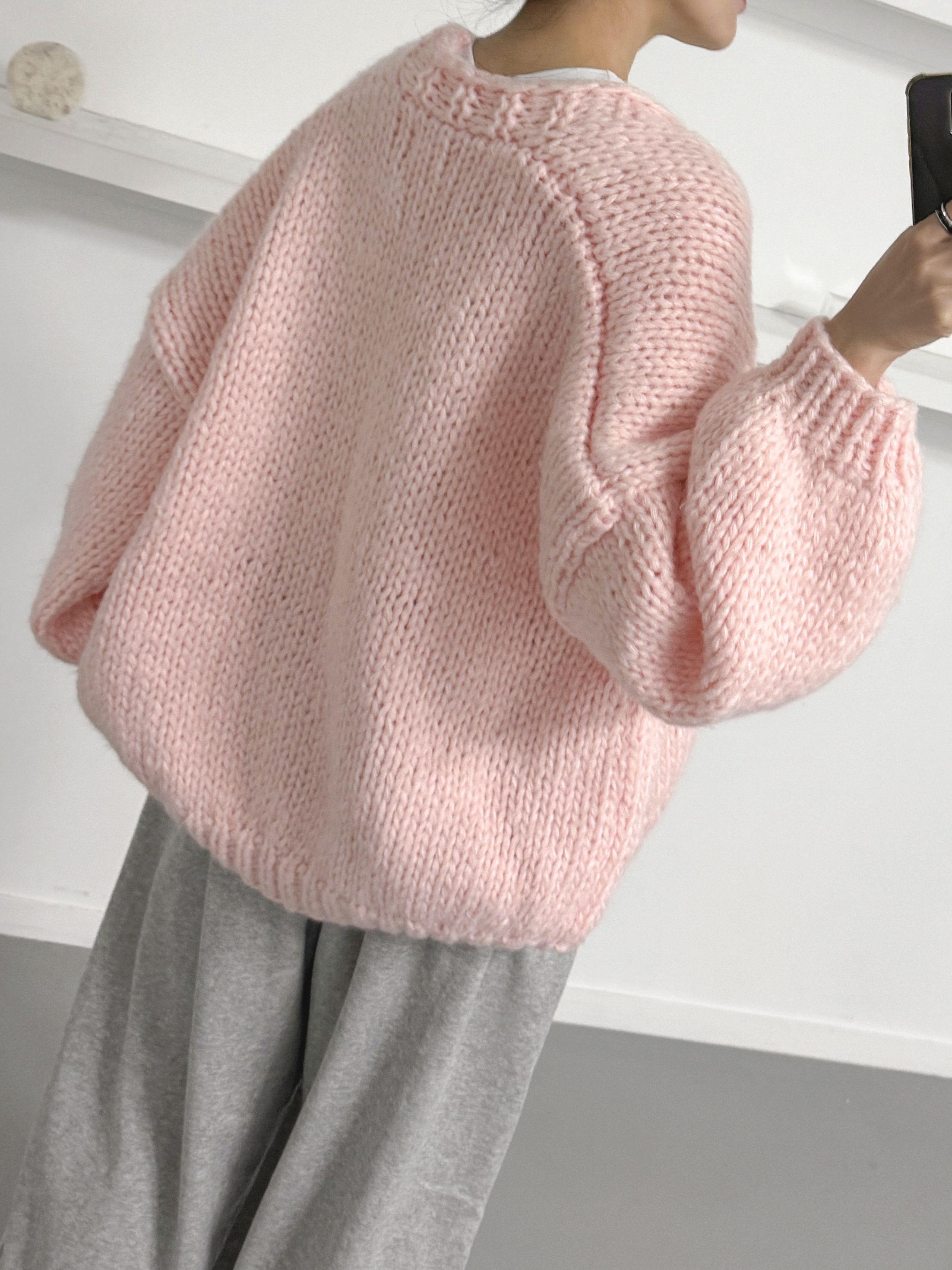 ウールローゲージオープンカーディガン | 詳細画像7