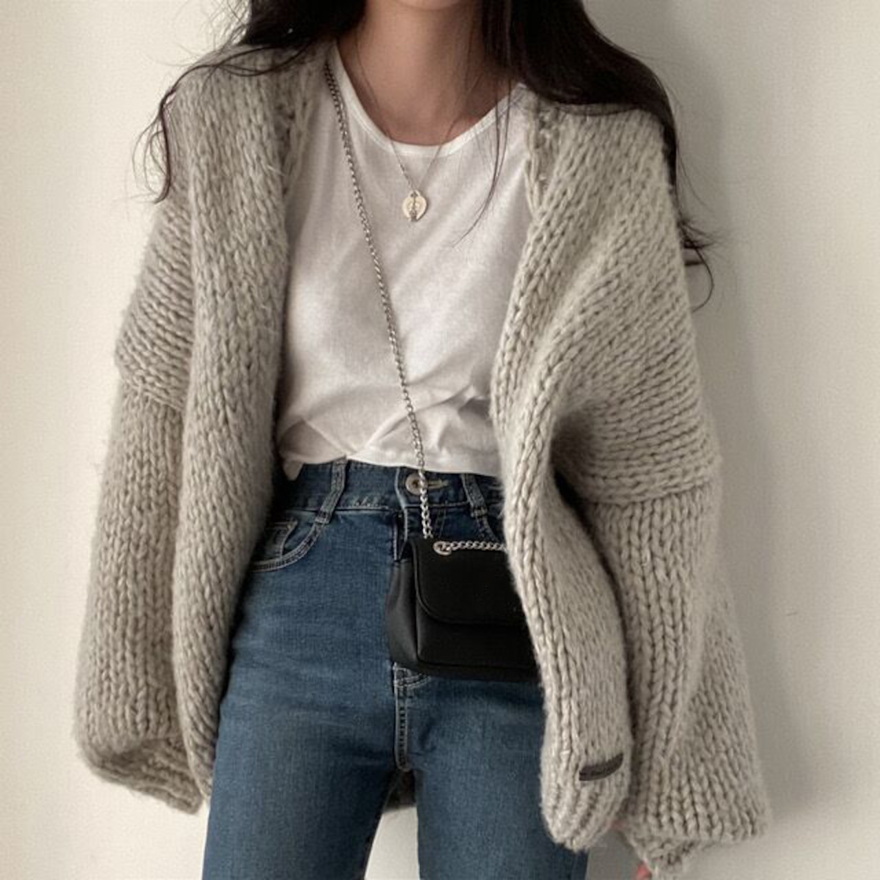 ウールローゲージオープンカーディガン | 詳細画像11