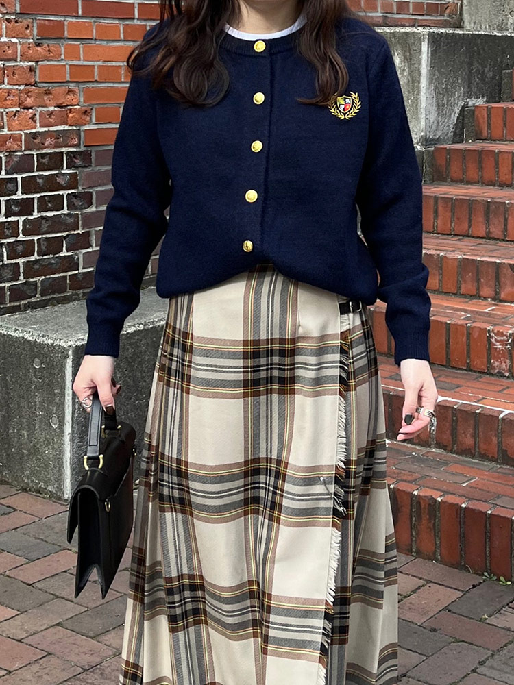 エンブレムゴールドボタンカーディガン | 詳細画像2