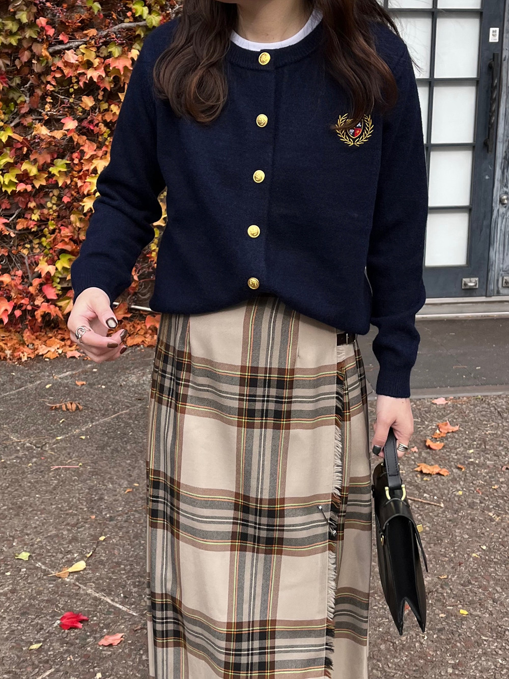 エンブレムゴールドボタンカーディガン | 詳細画像3