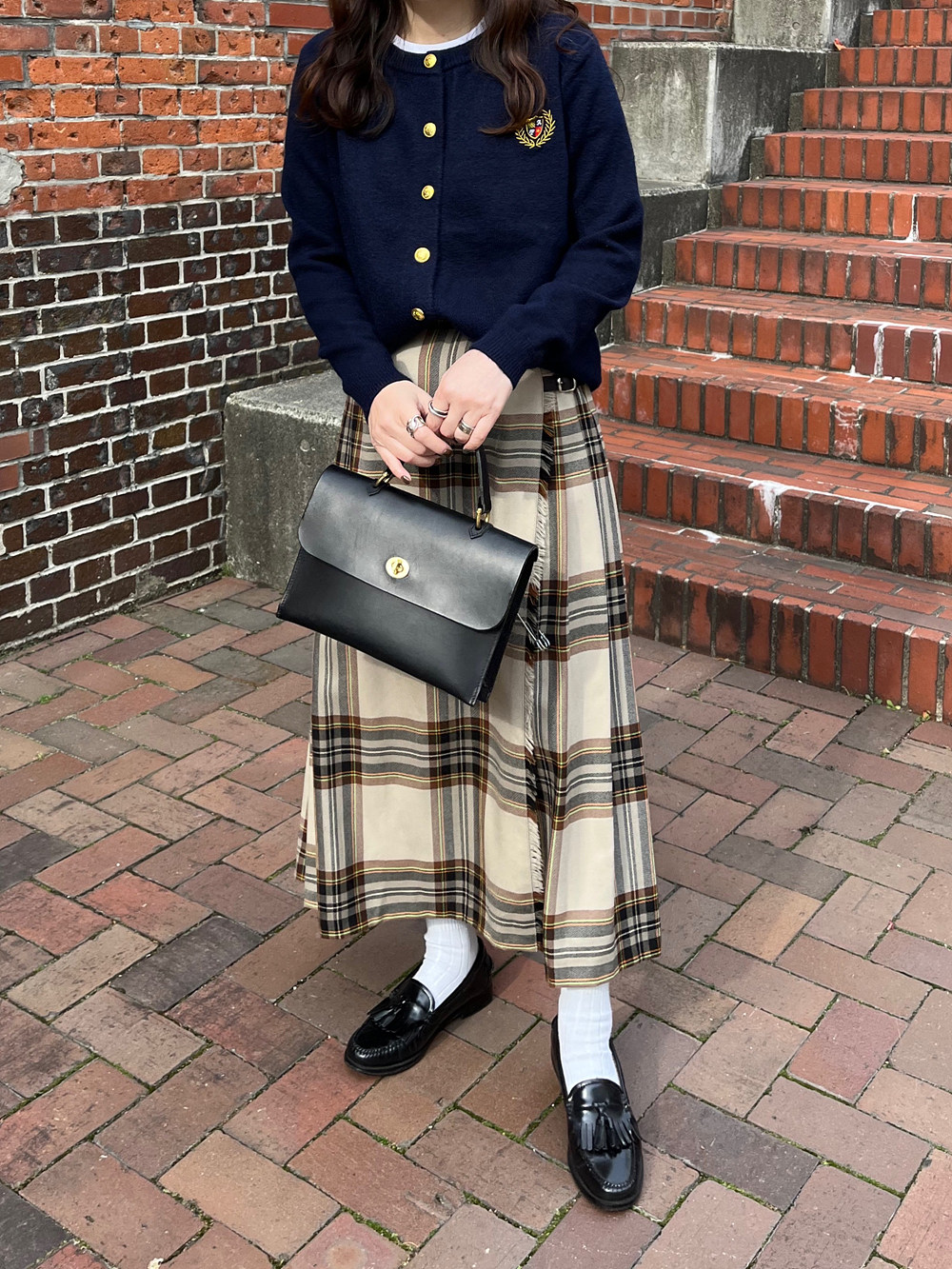 エンブレムゴールドボタンカーディガン | 詳細画像17