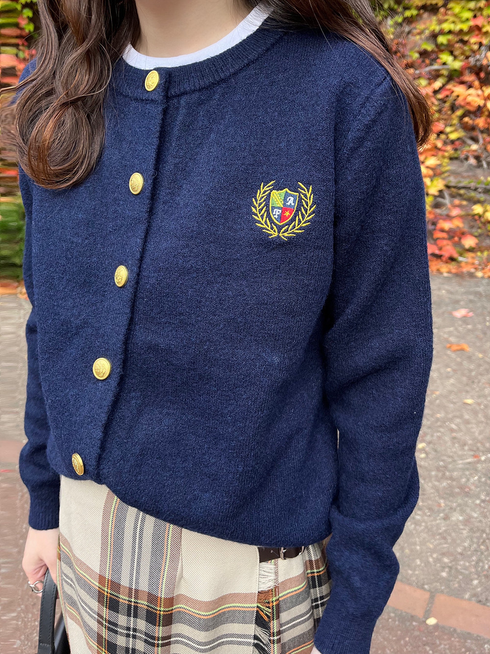 エンブレムゴールドボタンカーディガン | 詳細画像21