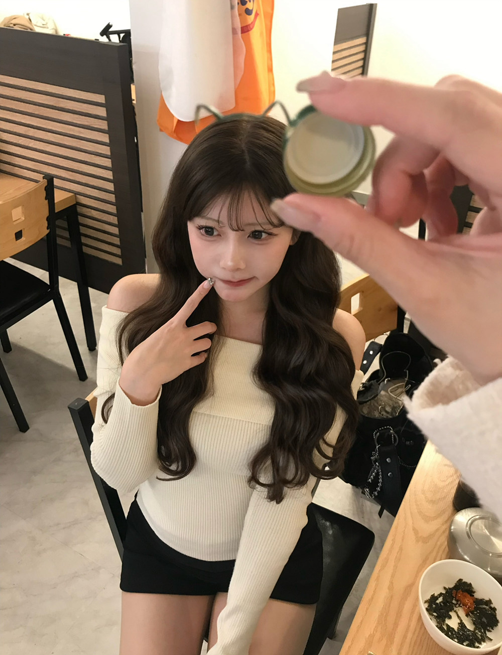 オフショルダーリブニット | 詳細画像6