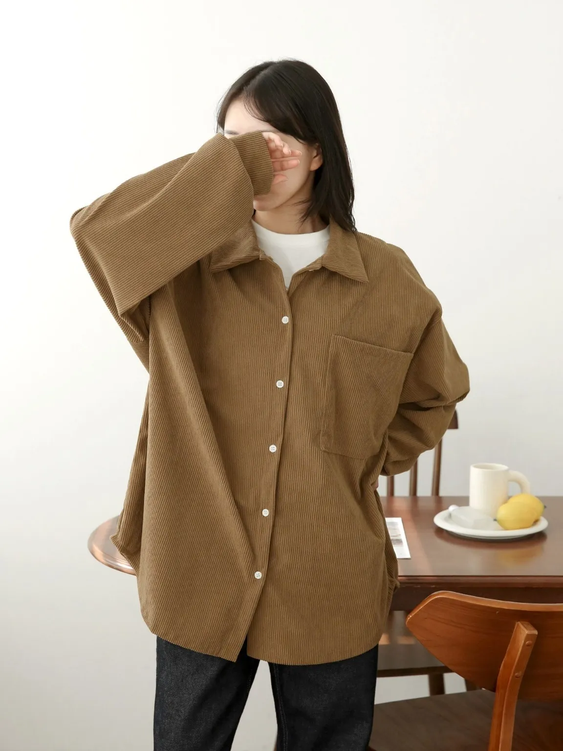 ビッグワンポケットコーデュロイシャツ | 詳細画像1