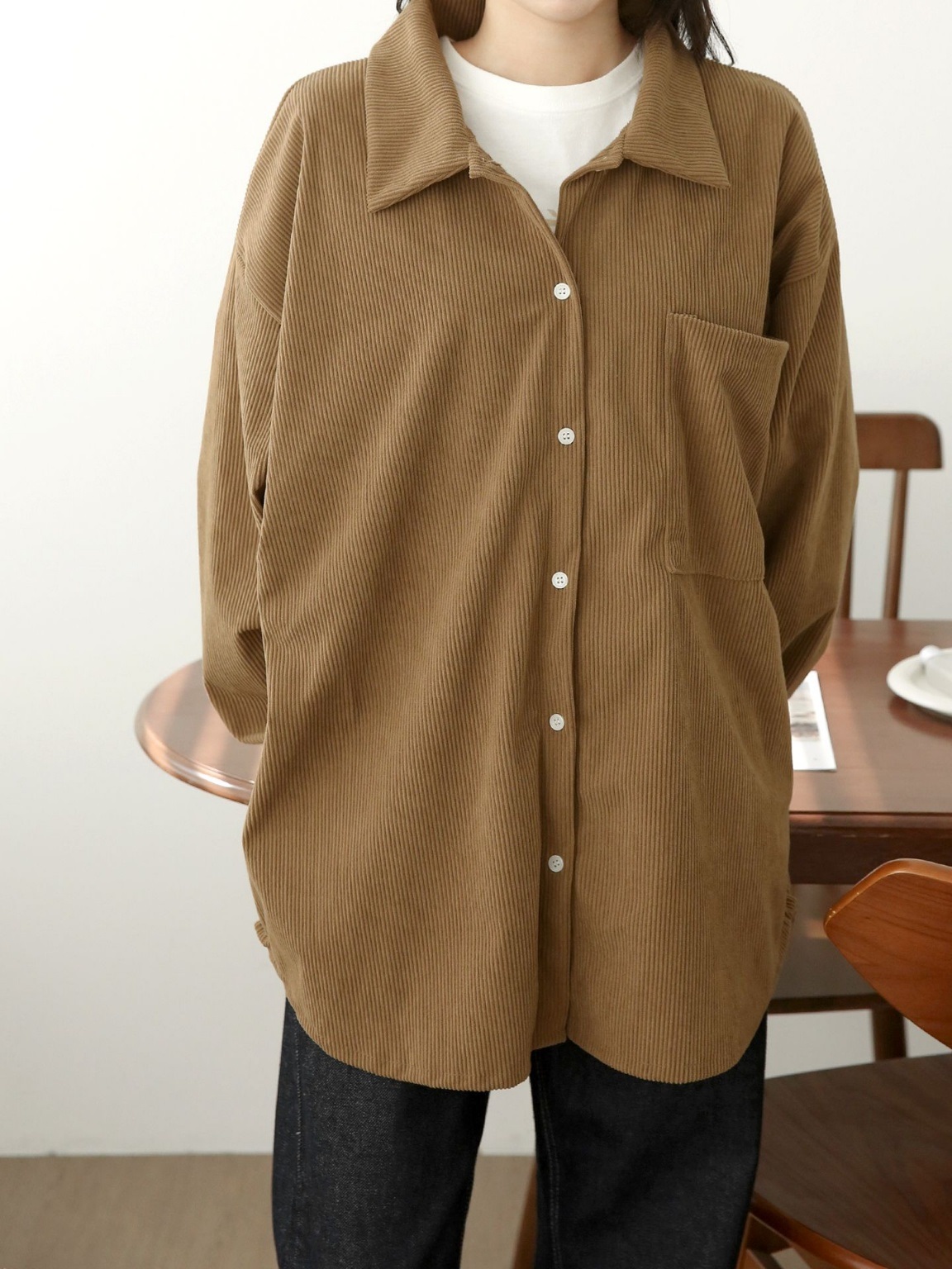 ビッグワンポケットコーデュロイシャツ | 詳細画像6