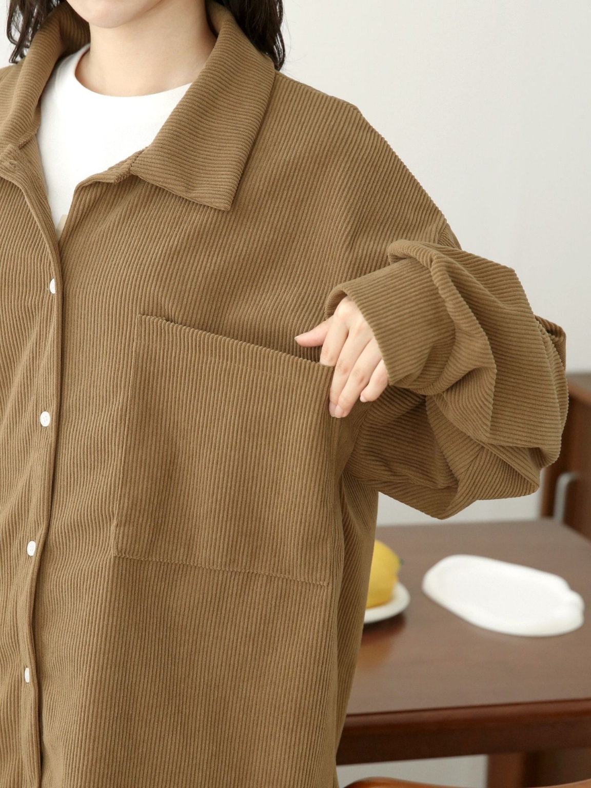 ビッグワンポケットコーデュロイシャツ | 詳細画像8