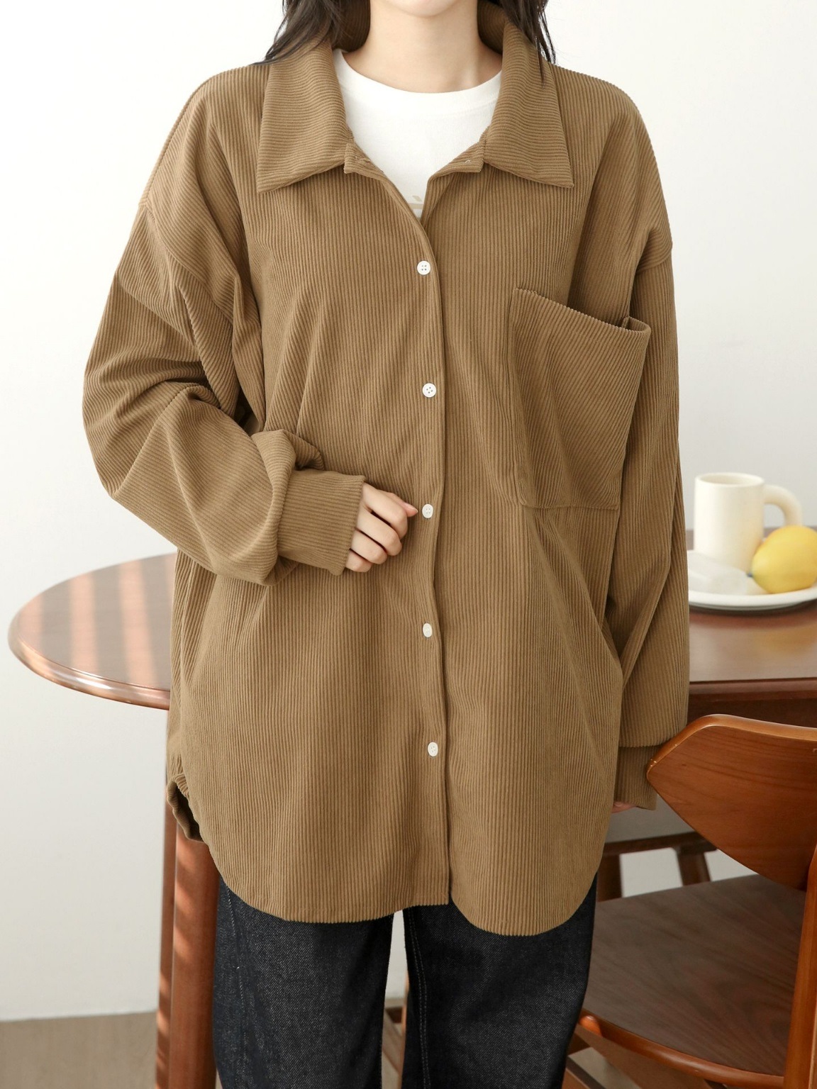 ビッグワンポケットコーデュロイシャツ | 詳細画像11