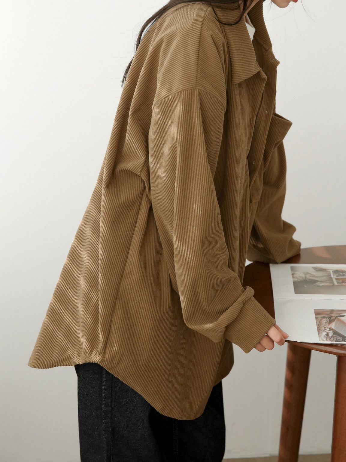 ビッグワンポケットコーデュロイシャツ | 詳細画像13