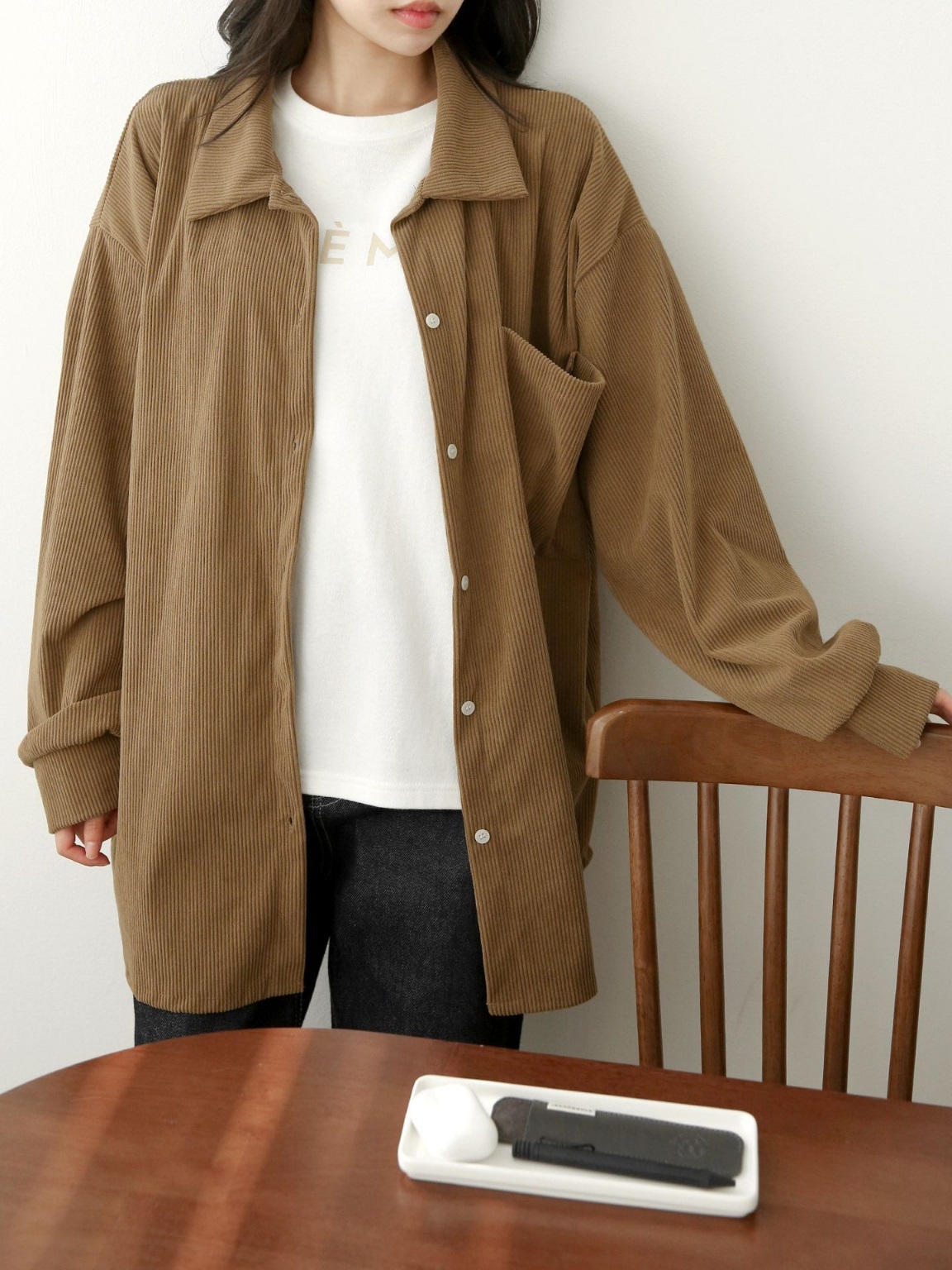 ビッグワンポケットコーデュロイシャツ | 詳細画像19