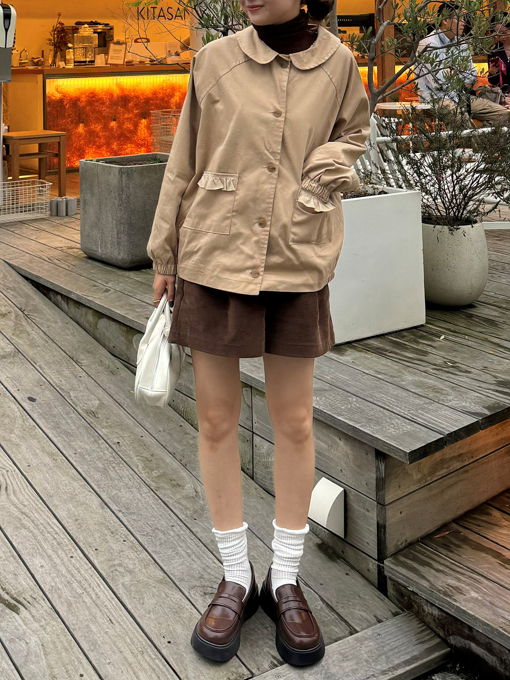 sea new york ジャケット 丸襟 フリル