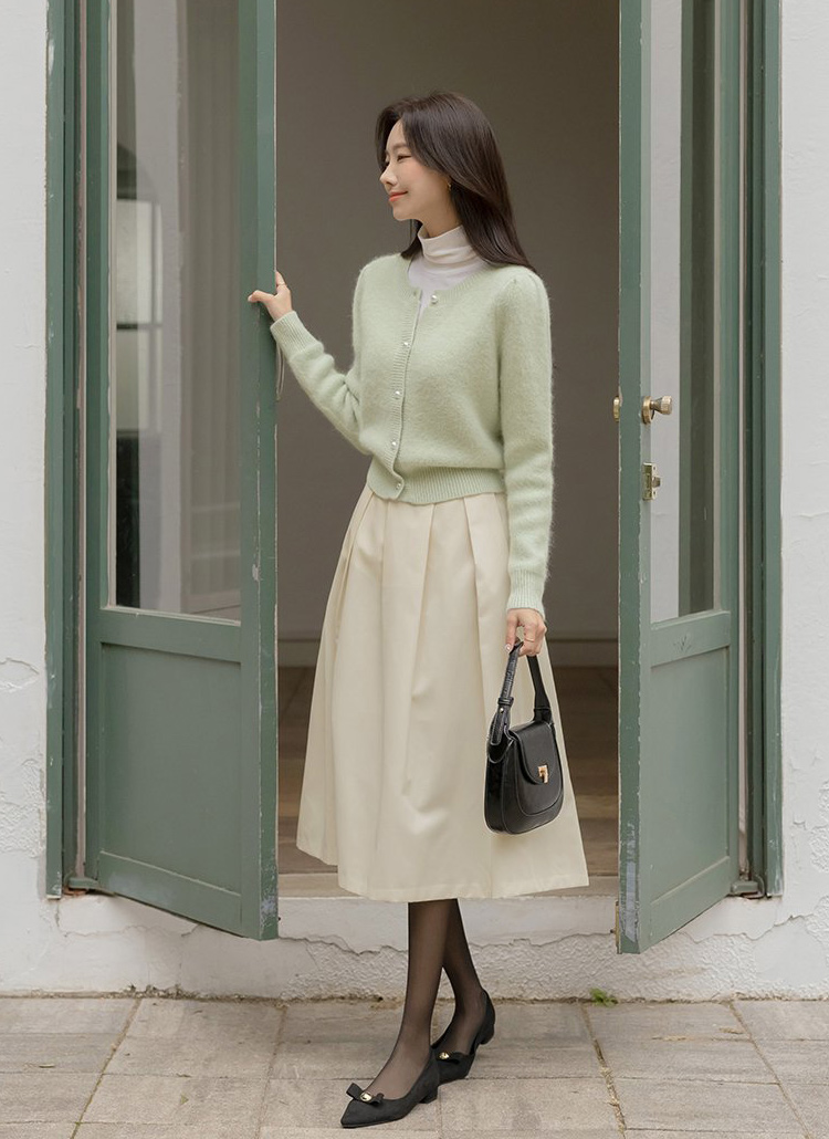 ディープタックフレアスカート | レディースファッション通販 - DHOLIC