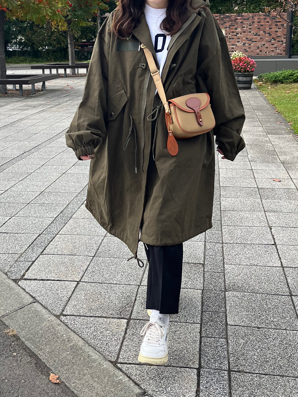 ドロストトグルボタンフードドロストジャンパー | 詳細画像3