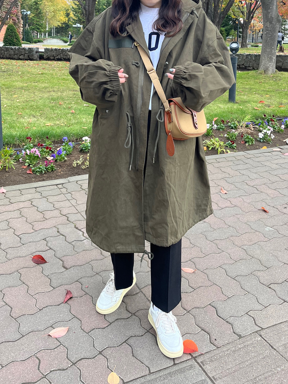 ドロストトグルボタンフードドロストジャンパー | 詳細画像4