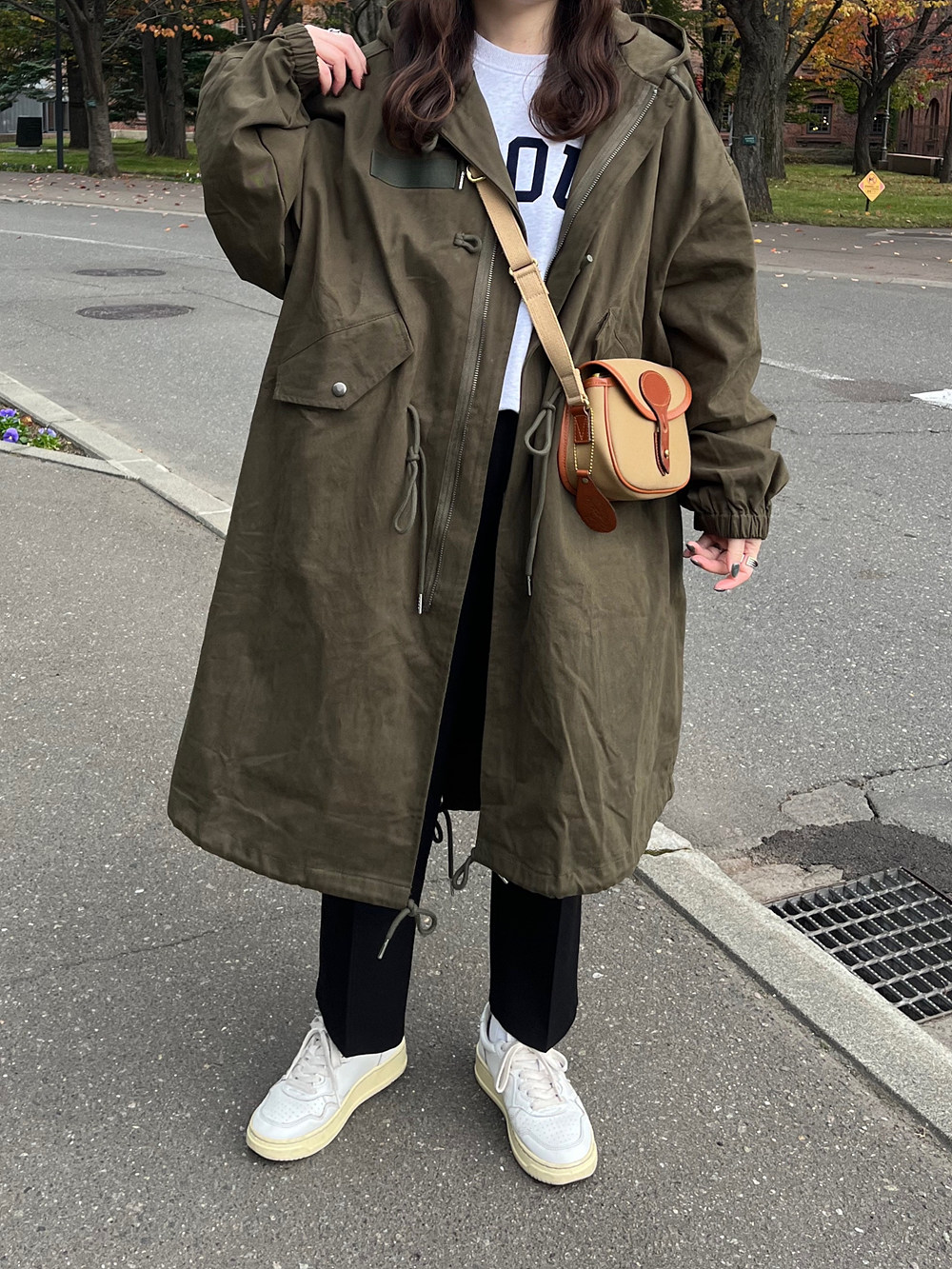 ドロストトグルボタンフードドロストジャンパー | 詳細画像8