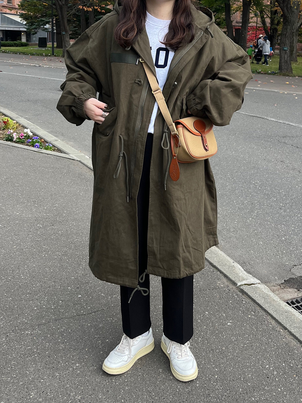 ドロストトグルボタンフードドロストジャンパー | 詳細画像9