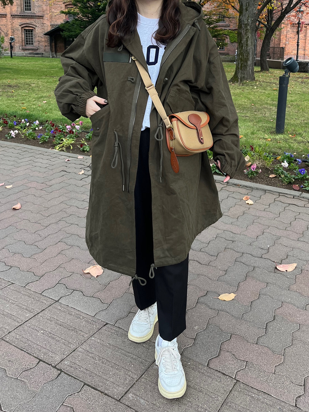 ドロストトグルボタンフードドロストジャンパー | 詳細画像13