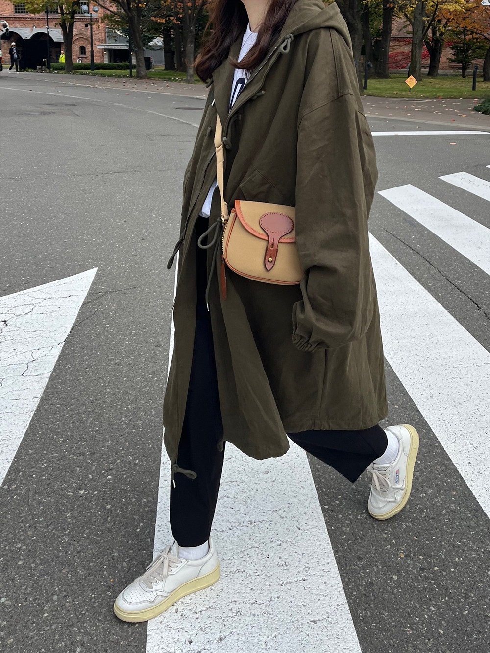 ドロストトグルボタンフードドロストジャンパー | 詳細画像16