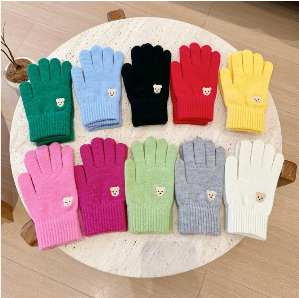 10COLORSミニベア刺繍手袋 | 詳細画像1