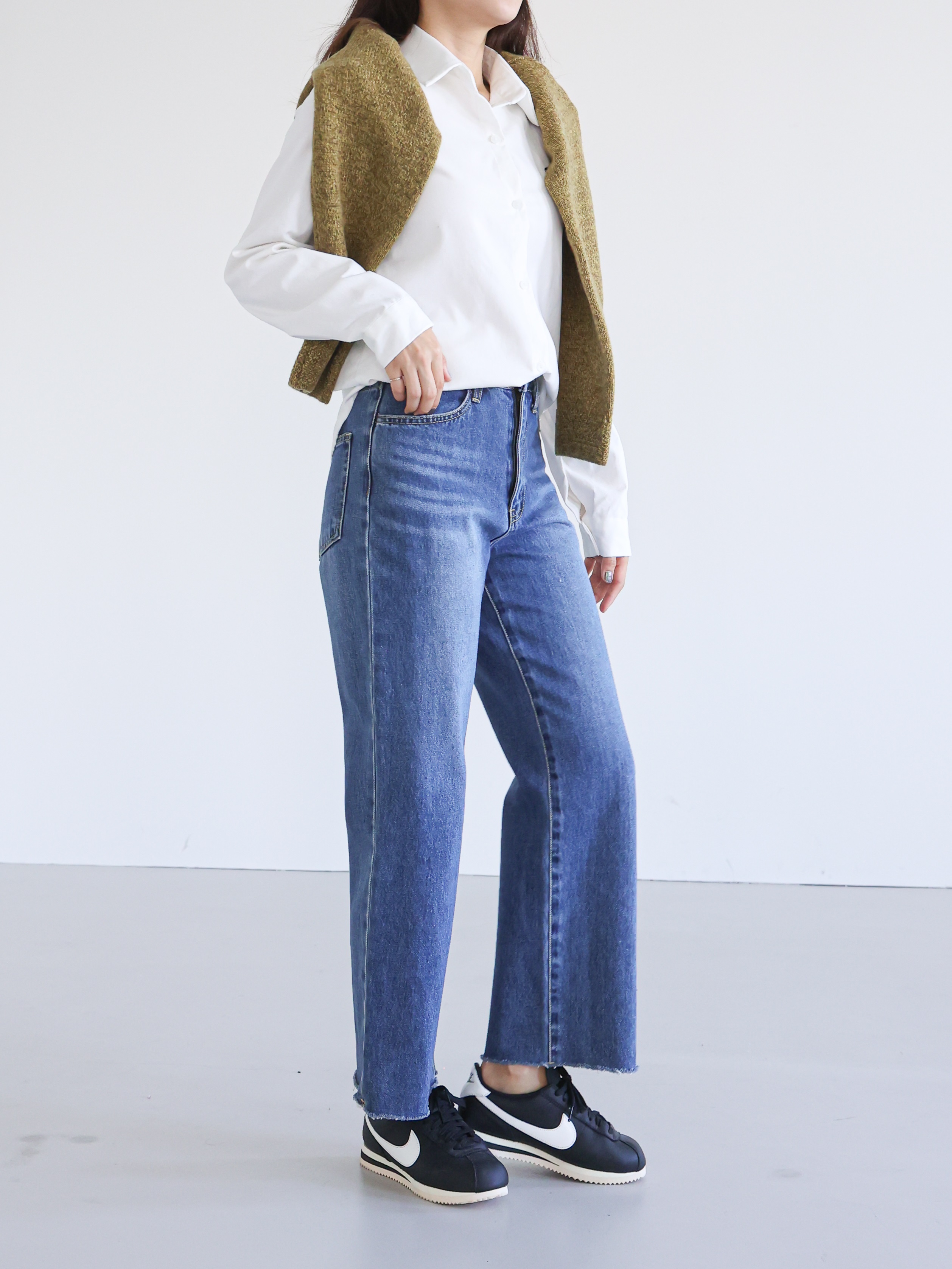 起毛英字刺繍ロゴシャツ | 詳細画像3