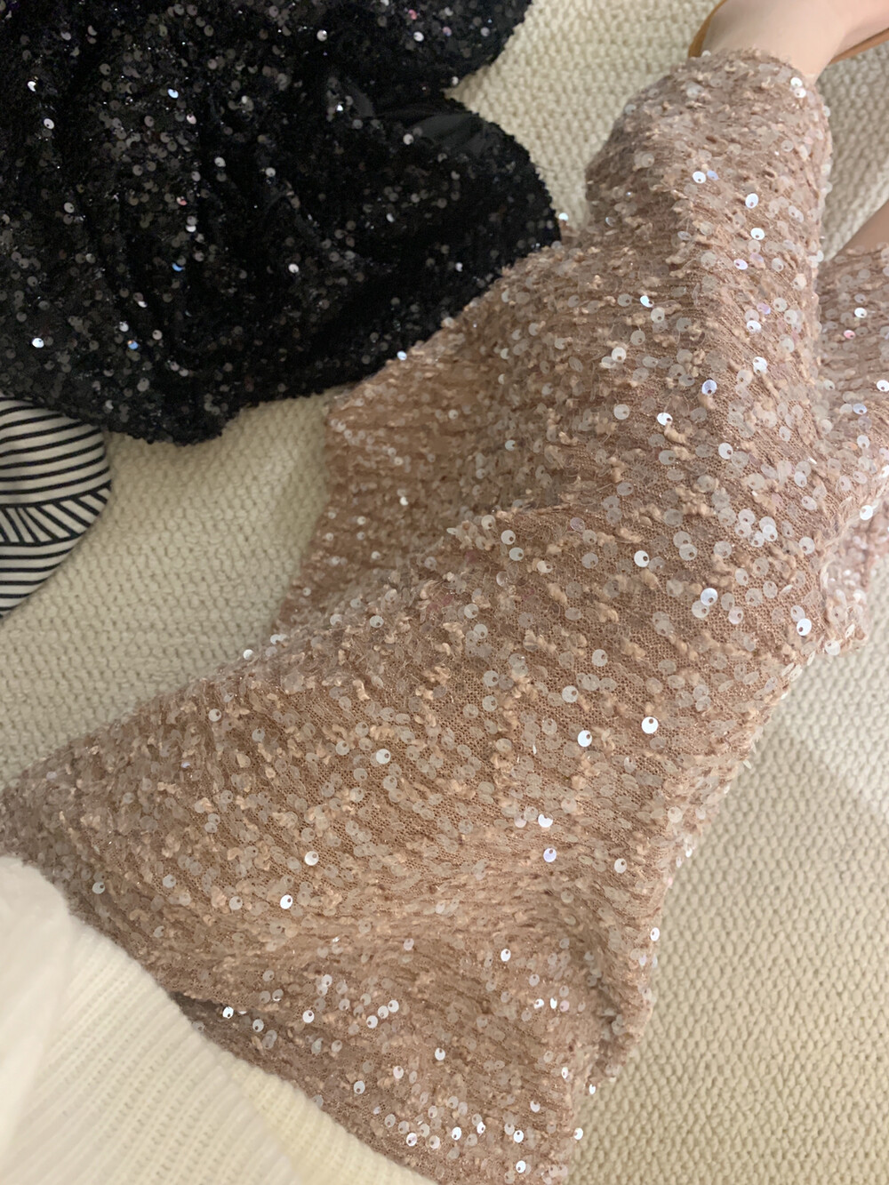 スパンコールスリットIラインスカート | 詳細画像2