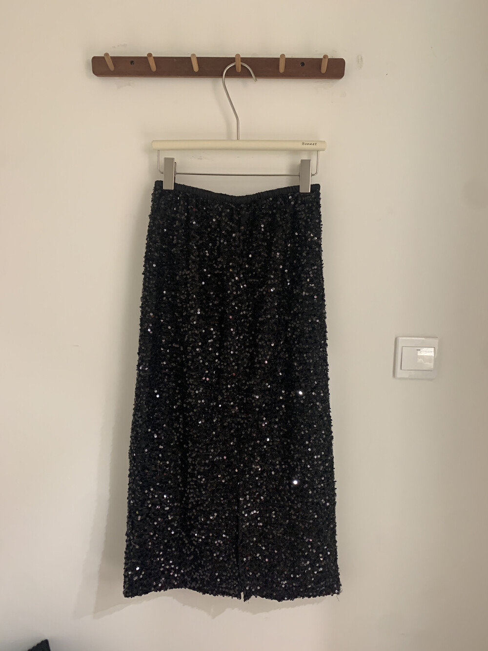 スパンコールスリットIラインスカート | 詳細画像13