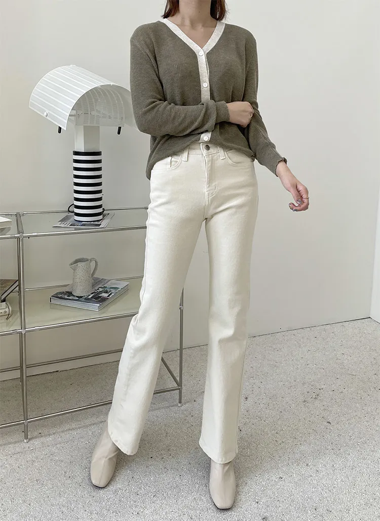 両起毛イージースリムストレートパンツ | 詳細画像1