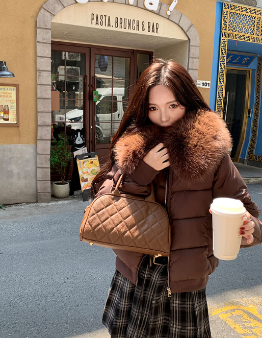 ボリュームエコファー中綿ジャンパー | レディースファッション通販