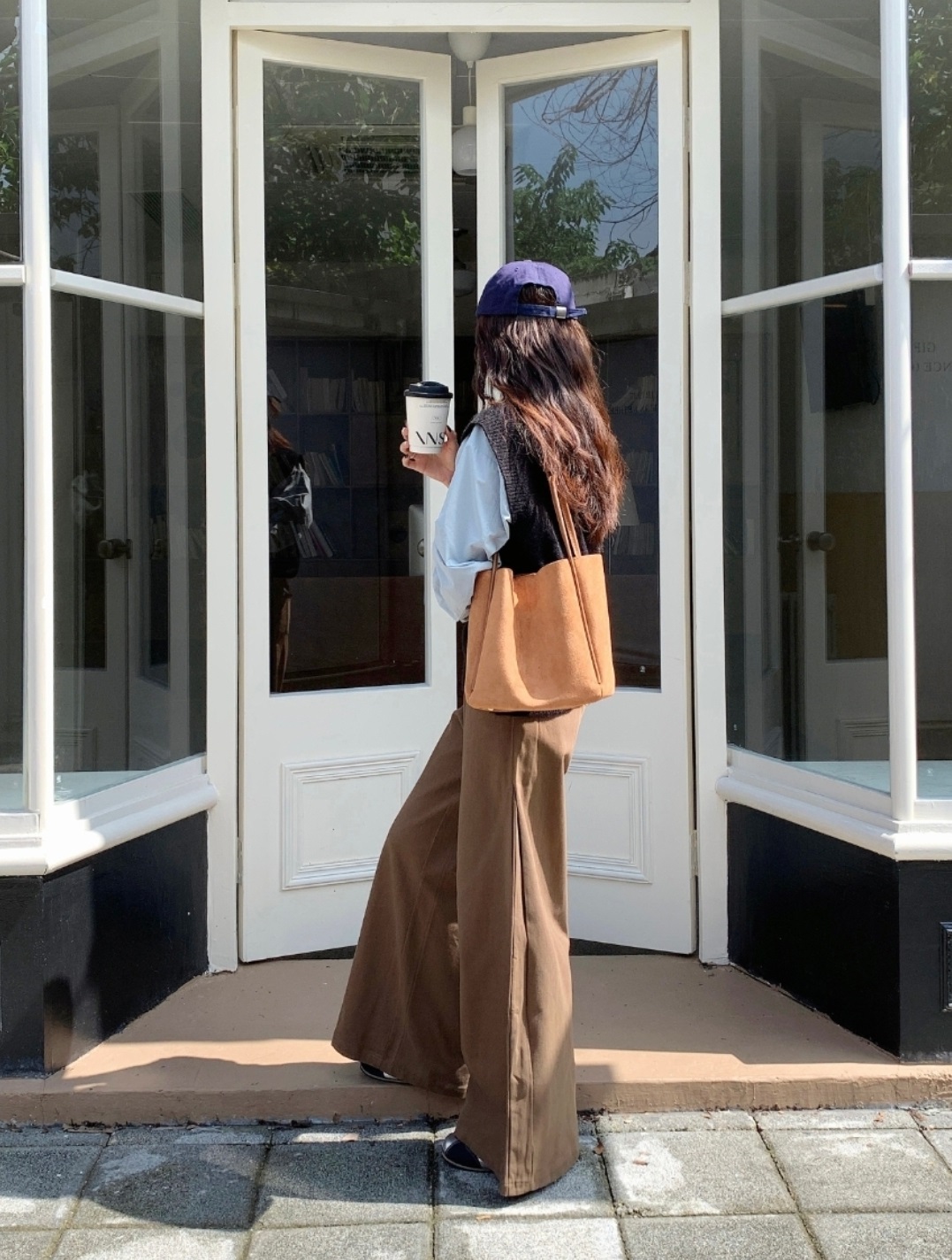 2WAYスエード調パイピングビッグバッグ | 詳細画像6