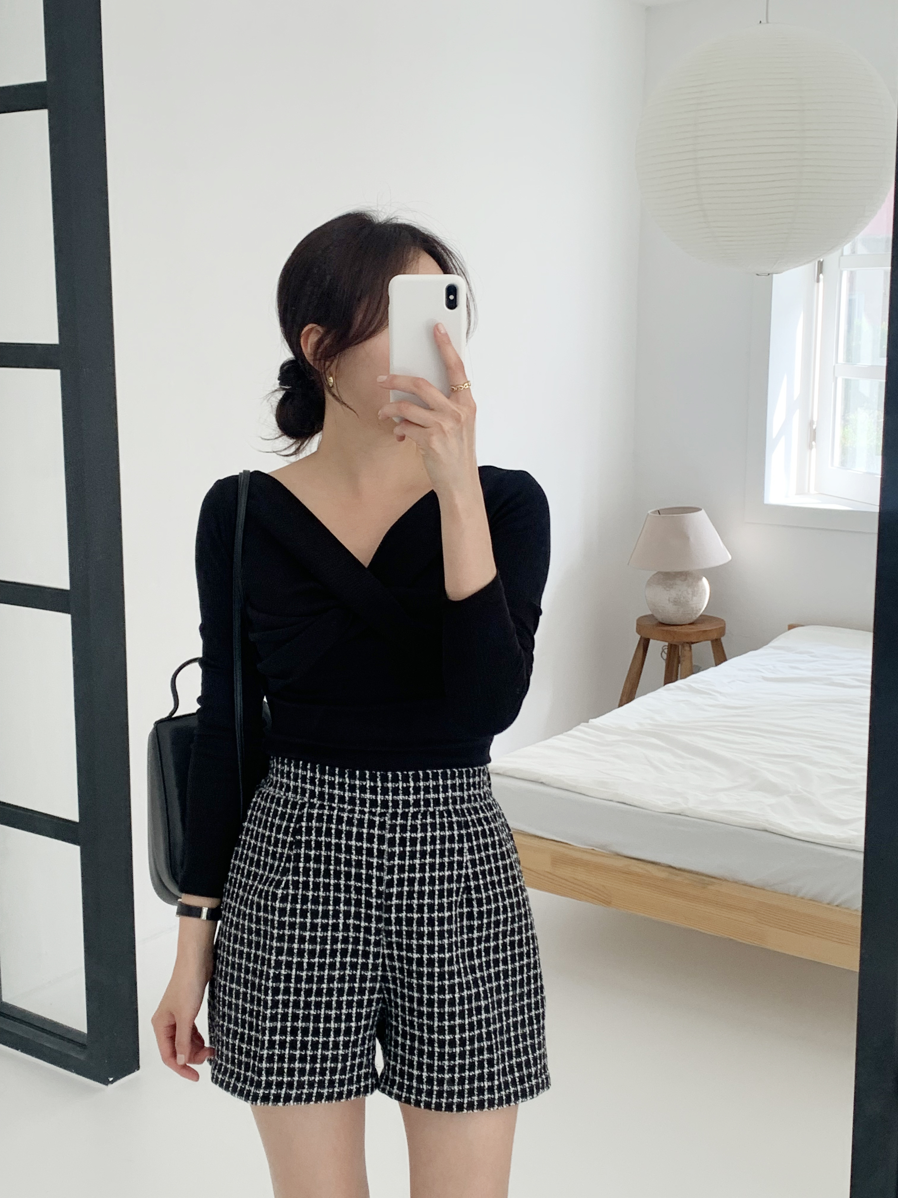 バックゴムツイードタックショートパンツ | 詳細画像8