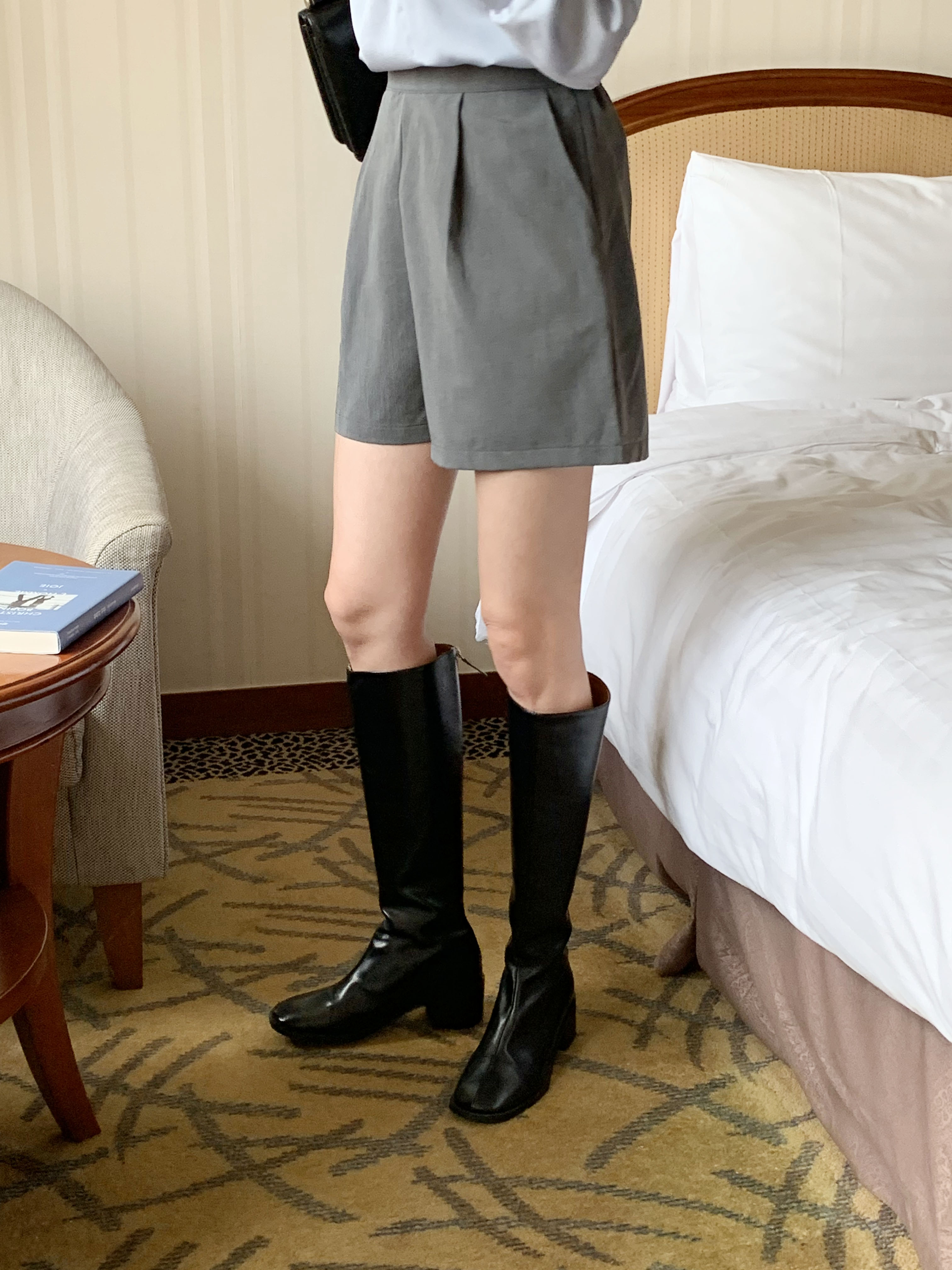 バックゴムタックショートパンツ | 詳細画像4
