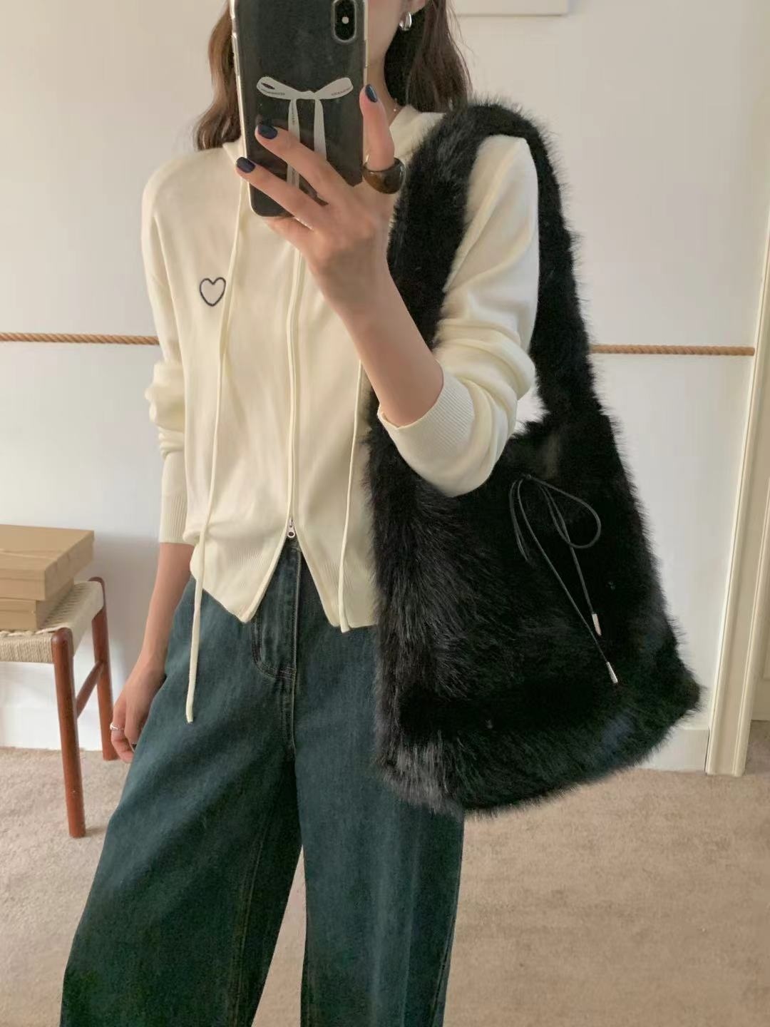 エコファーリボントートバッグ | 詳細画像2