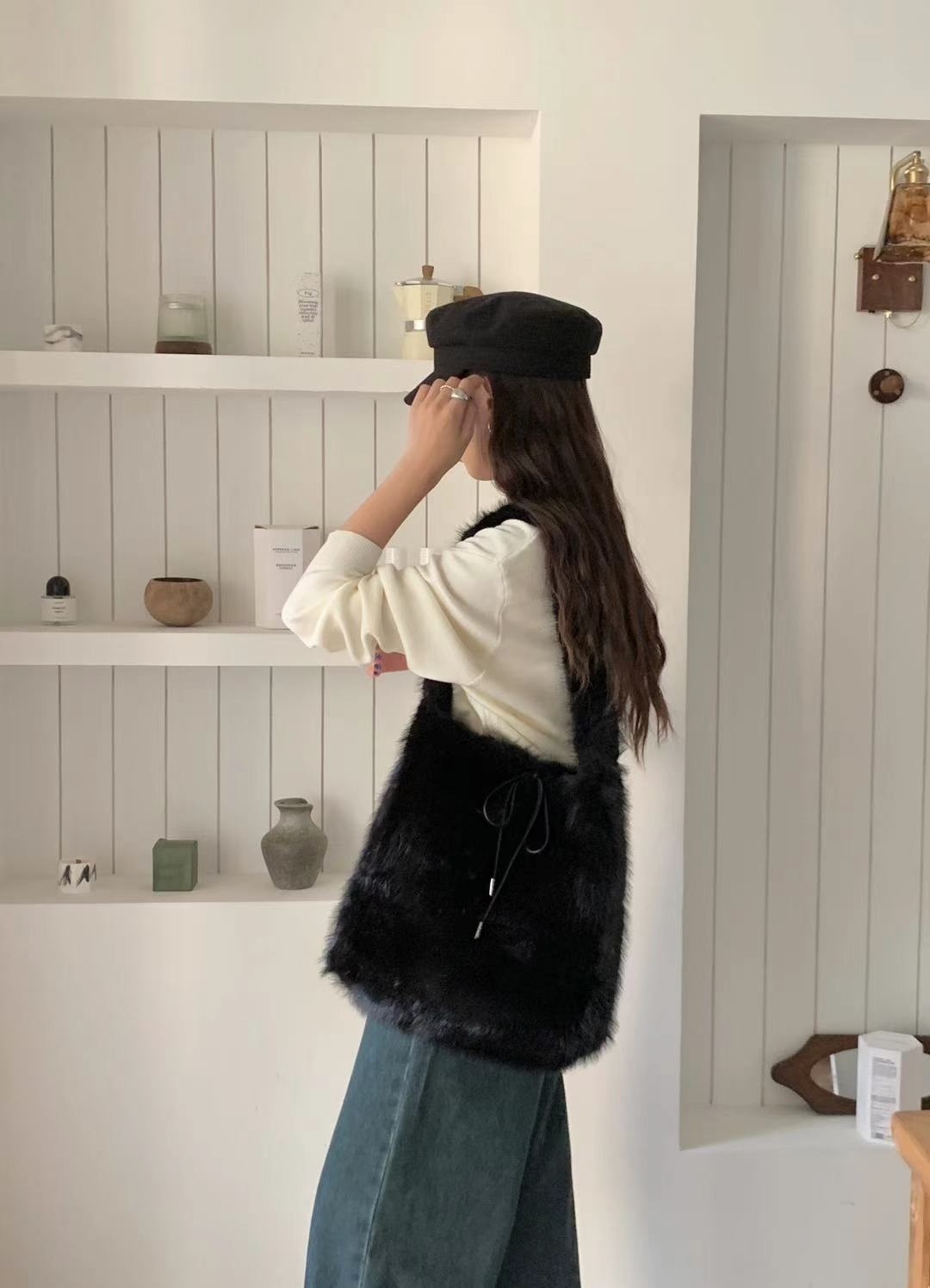 エコファーリボントートバッグ | 詳細画像4